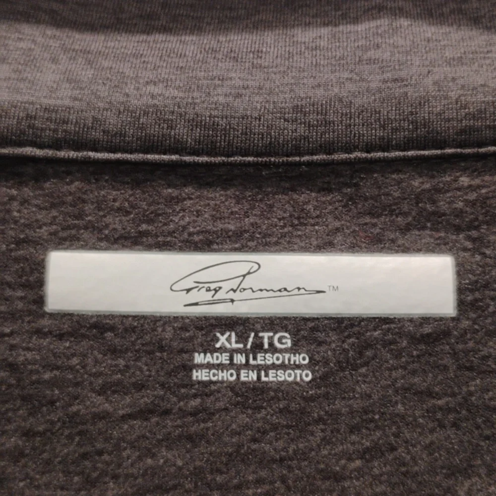 Greg Norman Collection Charcoal Pullover - Picture 2 of 4